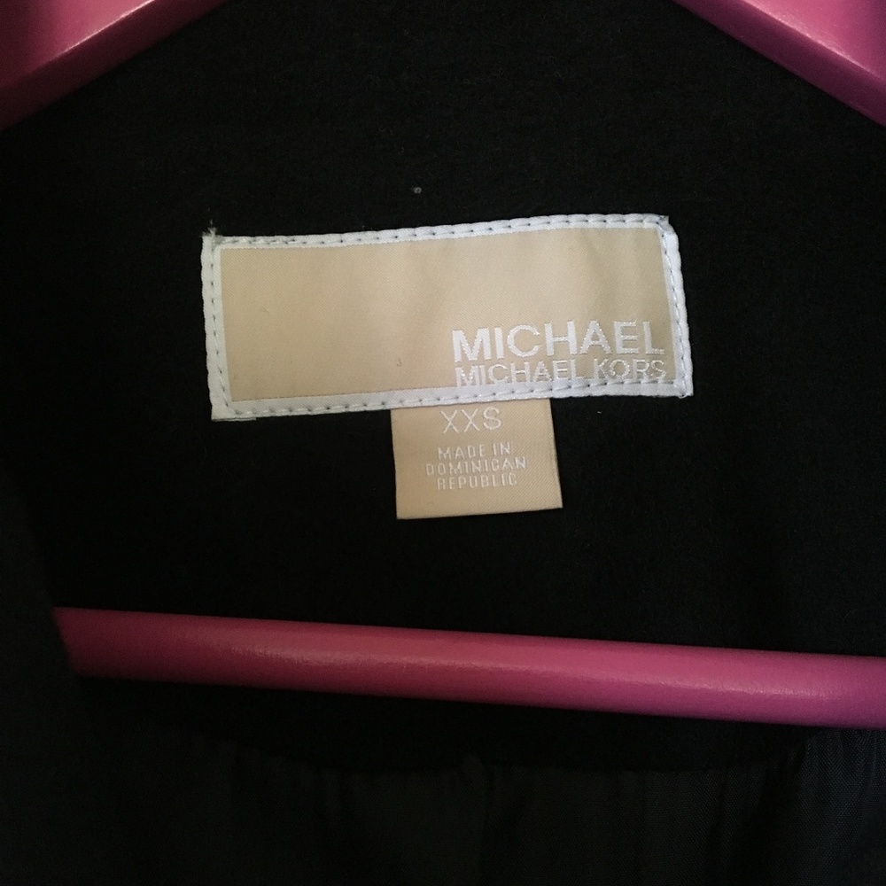 Black wool coat Michael Kors NWT - Picture 7 of 8